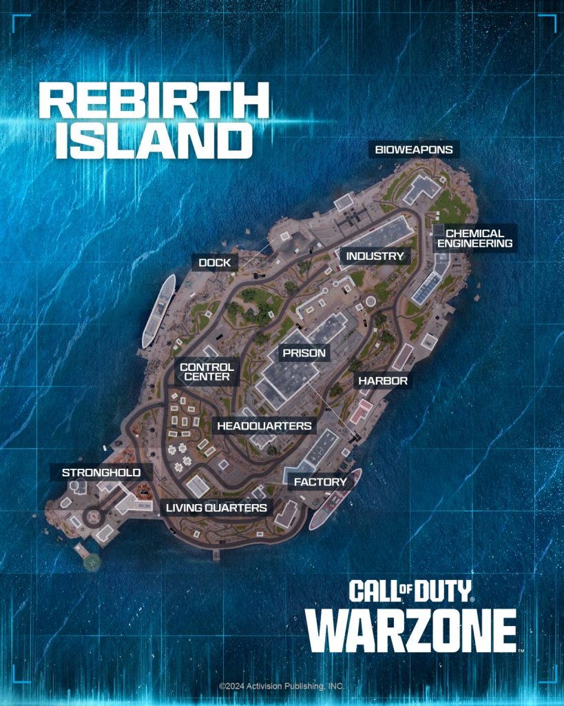 سیزن سه کالاف دیوتی وارزون شاهد بازگشت نقشه Rebirth Island خواهد بود